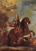 Luca Giordano Equestrian Portrait of Charles II oil on canvas
